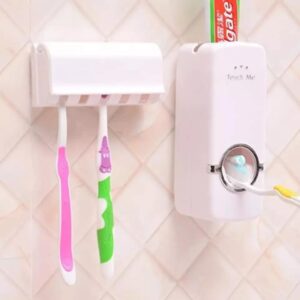 Automatic Toothpaste Dispenser With Brash Holder