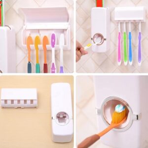 Automatic Toothpaste Dispenser With Brash Holder