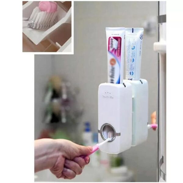 Automatic Toothpaste Dispenser With Brash Holder