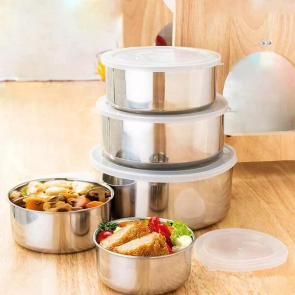 5Pcs Stainless Steel Mixing Bowls Set