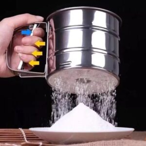 Flour Sifter Stainless Steel Shaker Cup