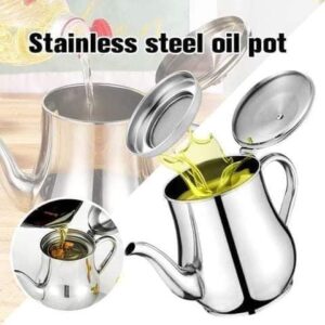 Stainless Steel Oil Strainer Pot Container