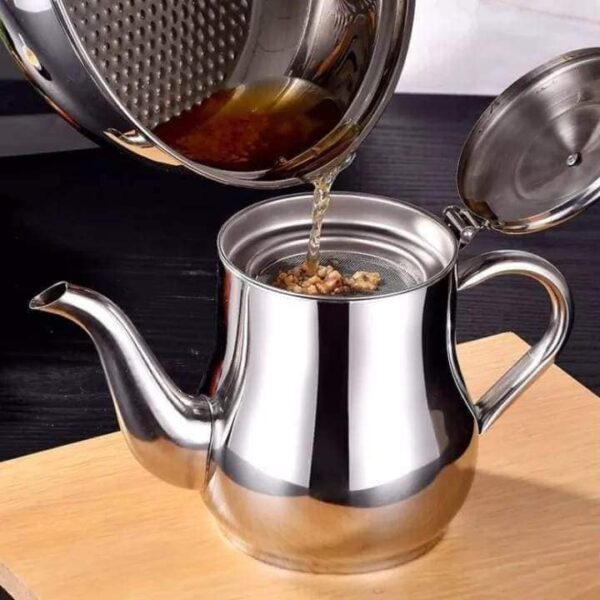 Stainless Steel Oil Strainer Pot Container