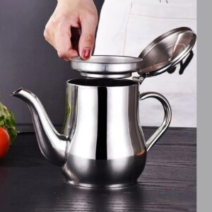 Stainless Steel Oil Strainer Pot Container